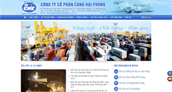 Desktop Screenshot of haiphongport.com.vn